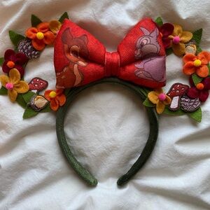 Floral Disney Bambi Minnie Ears